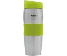 Termosinis puodelis Rosberg R52011C, 0,380 l, dvigubos sienelės, nerūdijančio plieno, žalias