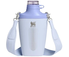 Termosas su dirželiu per petį „The Stanley Cross Bottle“, 0,68 l, šviesiai mėlynas