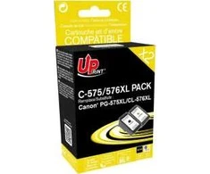 Spalvotos kasetės UPrint Canon 575/576 XL PACK 3584770127862 C-575/576XL-PACK-UP (3584770127862)