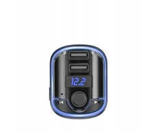 Transmiter FM Yesido FM modulators yesido Y44 MP3 grotuvas Bluetooths Cigarette Lighter Auto Charge Universal U Disk 2 Usb Car Charger Juodas