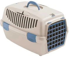 Stefanplast Zolux TRANSPORTERIS „GULLIVERIS“ 1 SMĖLIO SPALVOS plastikinės durys 48x32x31cm
