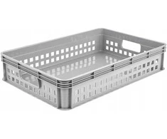 Keeeper Transport basket with load capacity iki 30kg Robert 60x40x12cm 22L pilka