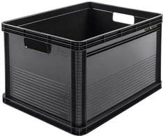 La Ka Pe Transport box with load capacity iki 30kg Robert 60x40x32cm 64L graphite color 4052396010039