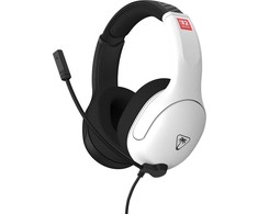 „Turtle Beach“ ausinės su mikrofonu „Airlite Fit Nintendo Switch 2“, juodos/baltos