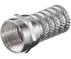 Goobay Kištukas F 6.0mm (RG59), kabelinis