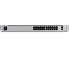 Ubiquiti Unifi Switch USW-PRO-24-POE Managed L3 Desktop Gigabit Ethernet (copper) jungtys quantity 24 SFP+ jungtys quantity 2