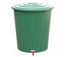 Stefanplast Vanduo barrel 310L with lid and tap Ø80x93cm