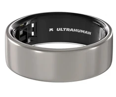 ULTRAHUMAN Ring Air - Smart Ring für Frauen und Männer - Schlaf -und Fitness Tracking Wearable - Herzfrequenz - Smartring Raw Titanium Dydis 5