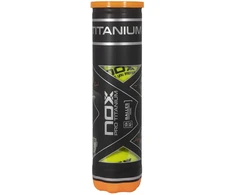 Undefined Padel bumbas NOX PRO Titanium (4 bumbu iepakojums) 8436049569963 (8436049569963)