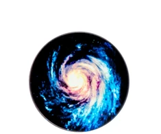 iLike Universal Pop Holder Cosmos Juodas Mėlyna