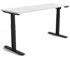 Up Up Biurko Brother W-57051PT/KB-D22-30S (1500x750x25mm) Baltas / Juodas Frame 2/2
