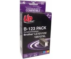 Rašalo kasetė UPrint Brother LC123 Multipack