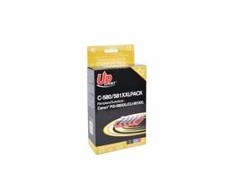 „UPrint Canon PG580XXL CLI-581XXL“ 5 vnt. 2 rašalo kasetės (žydros, mėlynos, geltonos)