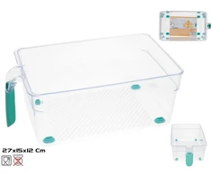 Laikymo dėklas su rankena 27x15x12 cm, KITCHEN&amp;GO