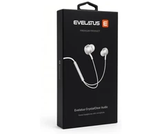 Vadu austiņas Evelatus Crystal Clear Audio ausinės with Type-C su mikrofonu Baltas