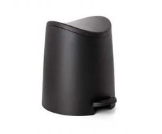 Tatay Wesco Šiukšliadėžė vonios kambariui su pedalu, 3 l, standartinė, juoda, 8411801224762