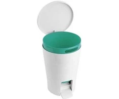 Tatay Bathroom pedal bucket 5L Diabolo žalias