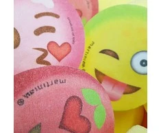 Martini Spa Bath sponge assorted fruit emoji