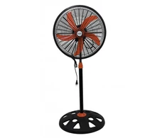 „Volt Ventilators“ 50 W 3 greičių ventiliatorius-šildytuvas, juodas, oranžinis 51760N18BO „Oliver Voltz“ 51760N18BO