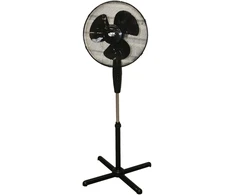 Ventiliatorius Besk Grīdas ventilators 40.64cm, 40W, 3 ātrumi, juodas