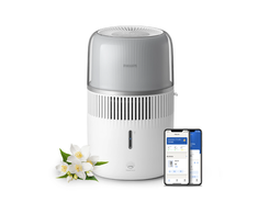 Drėkintuvas Philips | Humidifier | HU5710/00 5000 Series | Vanduo tank capacity 4.5 L | Suitable for rooms iki 56 m² | NanoCloud technology | Humidification capacity 400 ml/hr | Baltas