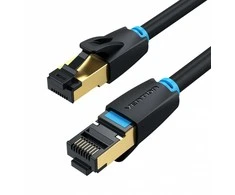 Vention 8 kategorija SFTP tinklo kabelio ventiliacija IKABF 1m Juodas
