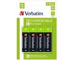 Baterijas Verbatim AA Premium Rechargeable 4-Pack 2500mAh 023942495178 49517V (023942495178)