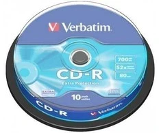 Verbatim CD-R Extra Protection 52 x 10 Pack Spindle