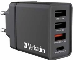 Verbatim CHR-30EU2 USB Charger 30W with 2 x USB-A 10W Juodas