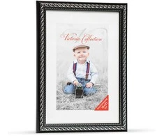 Nuotraukų rėmelis Victoria Collection Photo frame Action 4 15x21, juodas/sidabrinis