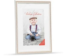 Nuotraukų rėmelis Victoria Collection Photo frame Action 4 21x29,7, baltas/auksinis