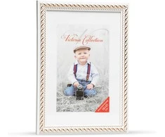 Nuotraukų rėmelis Victoria Collection Photo frame Action 4 15x21, baltas/auksinis