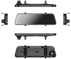 Hikvision AE-DC4928-N6PRO 2K AI Video reģistrātors 9.35'' ekrānu uzliekams uz spoguļa ar divām kamerām juodas