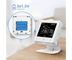 Vieds portativais termostats katlam vai termo varstiem Wi-fi TUYA + RF