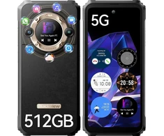 Blackview BL9000 5G 6.78" Corning 7th FHD+IPS 1080x2460 120Hz, 12GB/512GB, MT6891Z aštuonių branduolių 2.6GHz procesorius, 50MP priekinė/13MP+50MP galinė kamera, NFS, Harman Audio EFX, pirštinių režimas, 8800mAh baterija, C tipo, Android 13, dvi SIM kortelės, SD kortelės lizdas, „Splendid Gold“