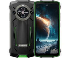Blackview Rugged BV8200 LTE 6,5 colio FHD+IPS 1080x2400 120Hz Corning 3th + 1,3 colio 360x360 12+256GB MT8781 Aštuonių branduolių 2,2 GHz 8800 mAh Be įkroviklio CAM Priekinė 32 MP Galinė 50+13 MP IP68/IP69K/MIL-STD-810H NFC Pirštų atspaudų skaitytuvas Žalias