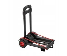 Keeeper Easy-to-fold transport trolley with a load capacity of iki 50 kg Mick 34x24.5x93.5cm juodas