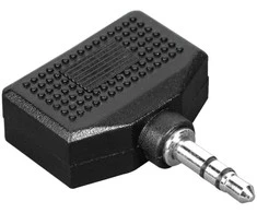 Vivanco adapteris 3,5 mm – 2x3,5 mm garso įrašas (46514)
