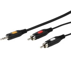 Vivanco cable 3.5mm - 2xRCA 2.5m