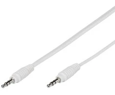 Vivanco kabelis 3,5 mm - 3,5 mm 1 m, baltas (35811)