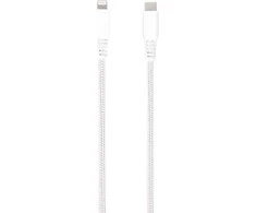 Vivanco kabelis Lightning - USB-C LongLife Data 1,5 m, baltas (61691)