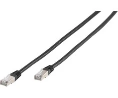Vivanco tinklo kabelis CAT 6 2m, juodas (45316)