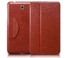 „Hoco” „Samsung T-330 Galaxy Tab 4 8.0 Crystal” sērijas HS-L085 brūnā grāmata ar maciņu