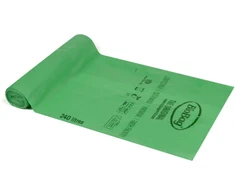 Compostable garbage bags BioBag 240L (12 pcs. per roll) 17mkr. 87x150cm žalias