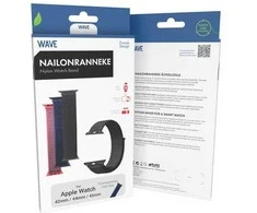 Wave nailono dirželis, Apple Watch 42 mm / 44 mm / 45 mm, tamsiai mėlyna
