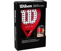 WILSON OPTIX XP PADEL KIT BOX Raudonas WR202110U2 ()