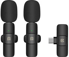 Wireless microphone Puluz PU3151B Lavalier Type C