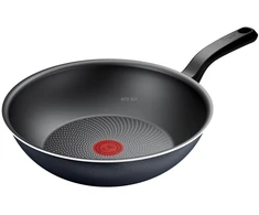 TEFAL keptuvė | H0561942 | Wok | 28 cm skersmuo | Tinka indukcinei kaitlentei | Fiksuota rankena | Juodas
