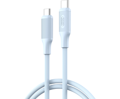 XO kabelis NB-Q265B PD USB-C - USB-C 1,0m 60W baltos spalvos
