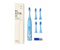 Šepetėlis iLike Do zębów Kids Sonic Elektrinis dantų šepetėlis Atsparus vandeniui 5 Heads (1+4 Replacement Heads) Baterija Powered Soft Bristles Unicor (ILIKW1ET5B)